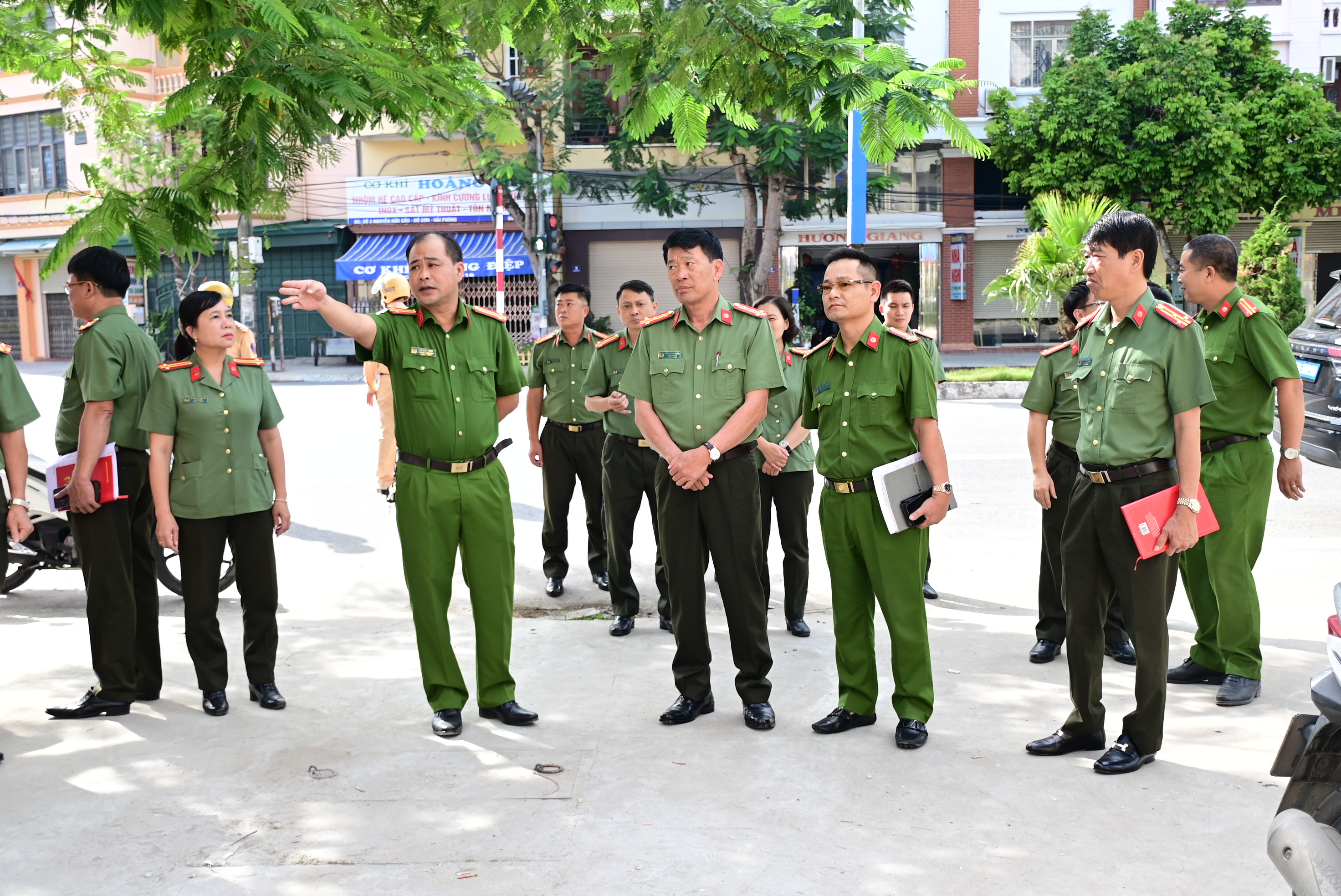 Kiểm tra kết quả triển khai xây dựng “Công an phường kiểu mẫu về an ninh - trật tự và văn minh đô thị” tại quận Dương Kinh và Đồ Sơn